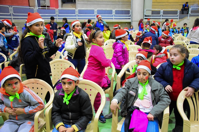 Saint Vincent de paul celebrating Christmas at Jesus & Mary school